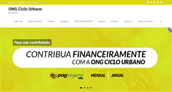 Desktop Screenshot of ciclourbano.org.br