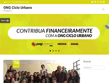 Tablet Screenshot of ciclourbano.org.br